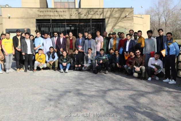 بازدید دانشجویان خارجی از موزه هنرهای معاصر تهران