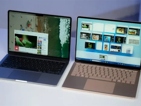 مقایسه سرفیس لپ تاپ ۷ با مک بوک ایر M3