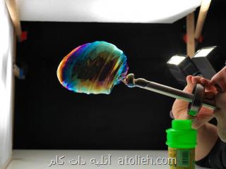 عکاسی حرفه ای از حباب ها